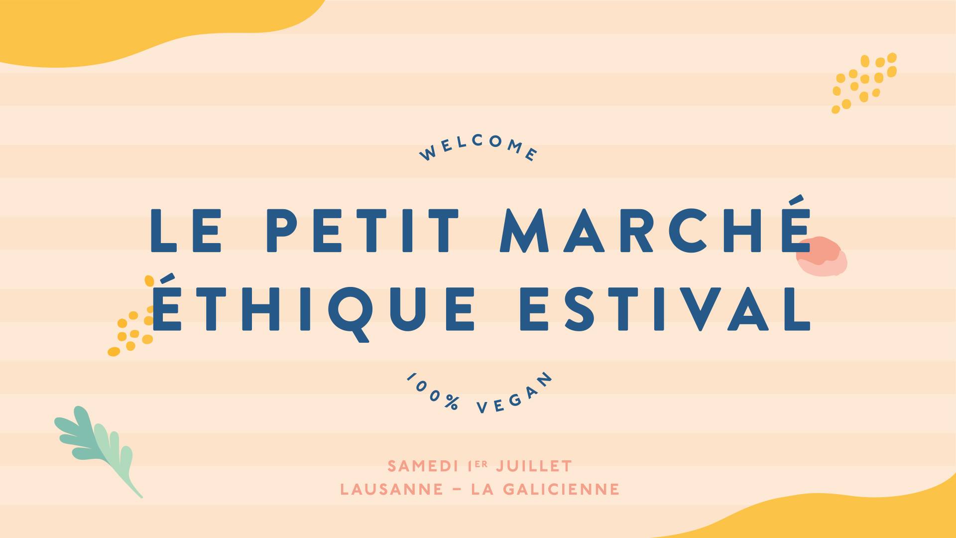 Le Petit Marché Éthique Estival