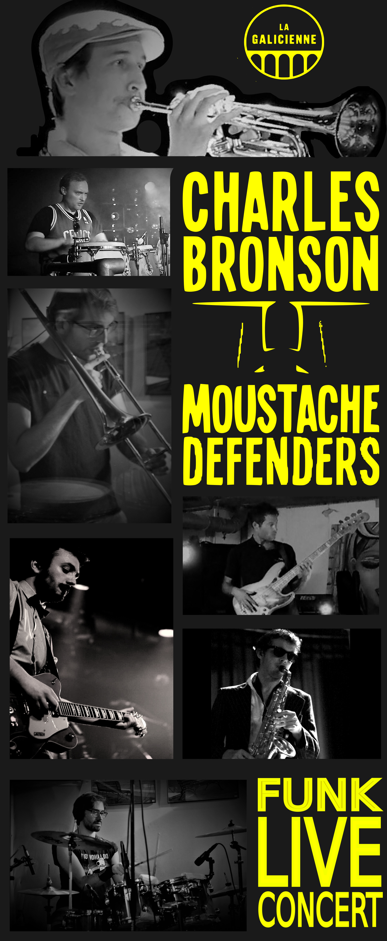 Charles Bronson Moustache Defenders en concert