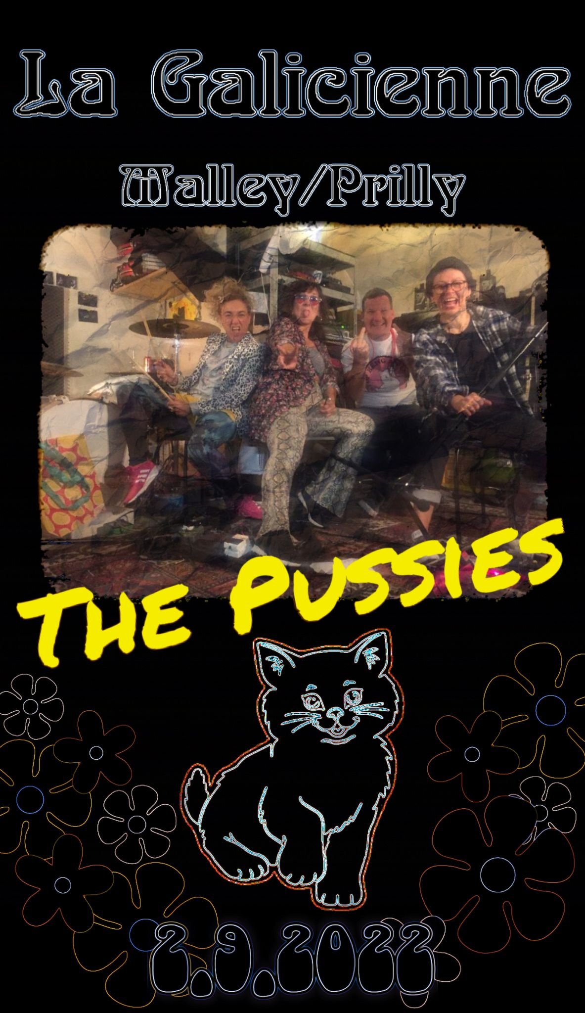 The Pussies - concert annulé (pluie)